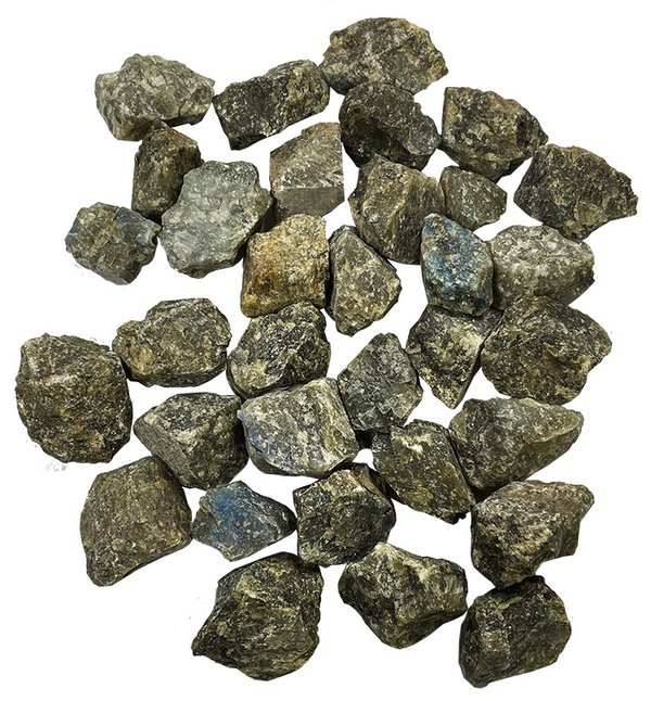 labradorite brute env 3/4 cm origine Madagascar