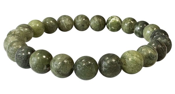 bracelet jade vert 8 mm qualité A origine Canada