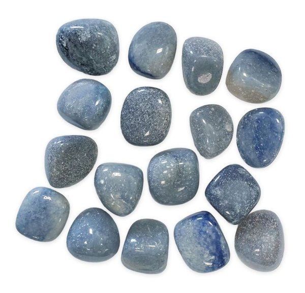 pierre roulée quartz bleu 2/3 cm origine Brésil